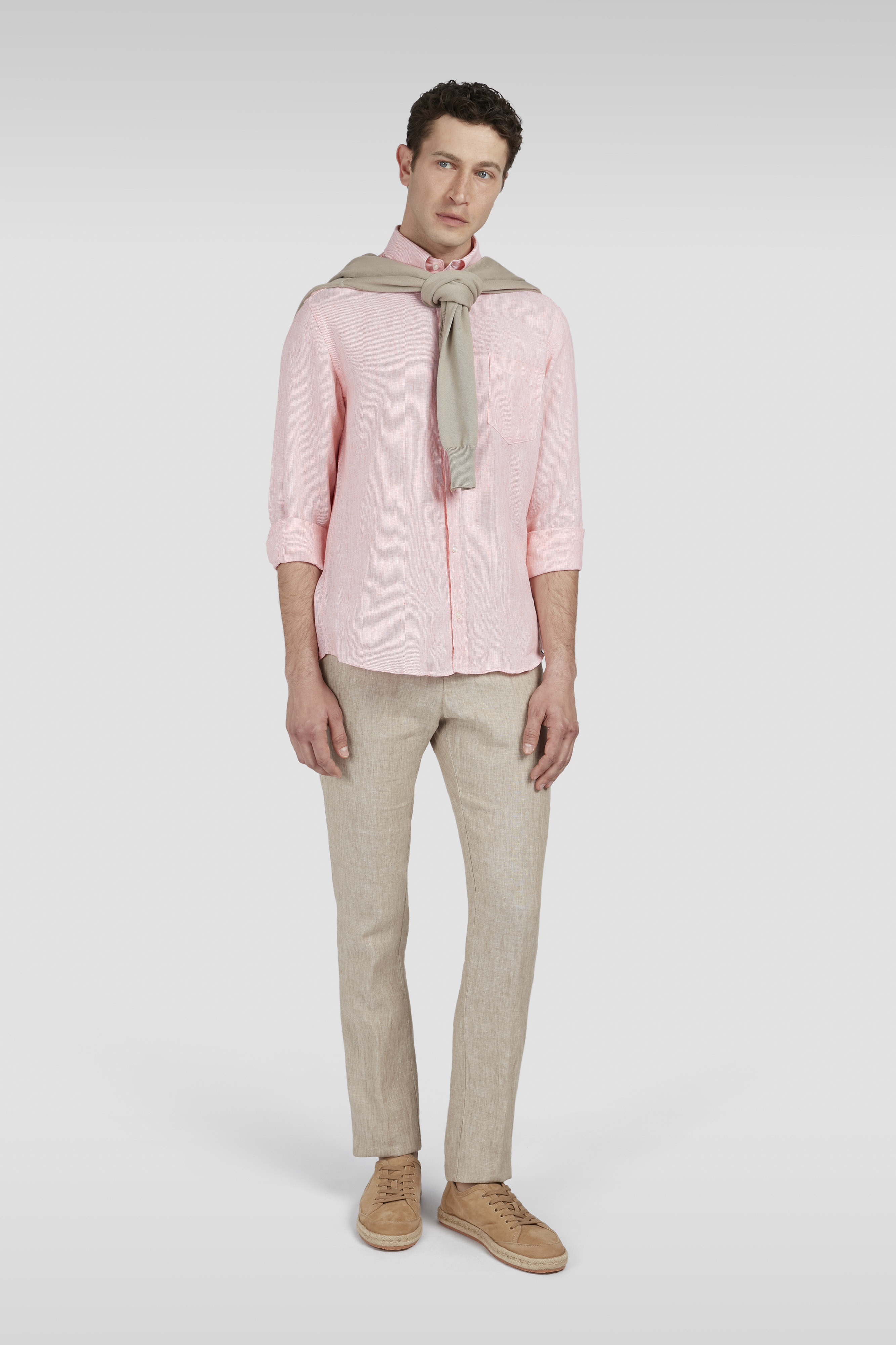 LINEN SEERSUCKER SHIRT - 2