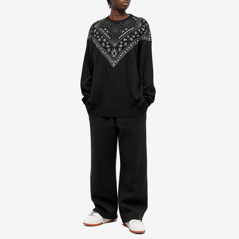 Marcelo Burlon County Of Milan Marcelo Burlon Bandana Crewneck Knit outlook