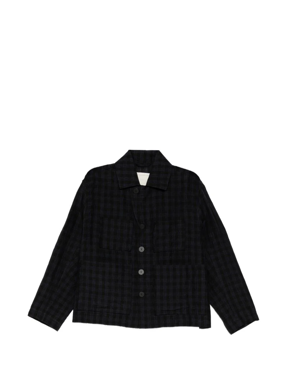 Magician check-pattern jacket - 1