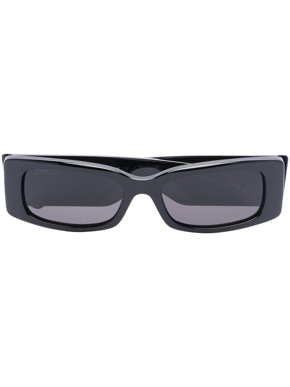 logo-print square-frame sunglasses - 1