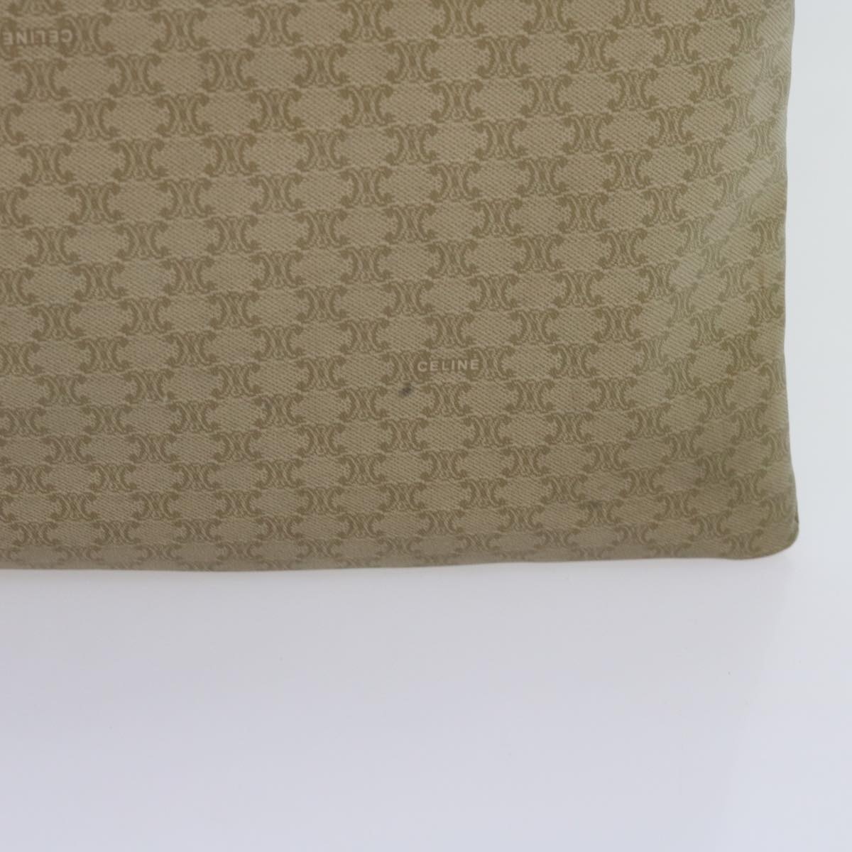 CELINE Macadam Canvas Tote Bag Beige - 4
