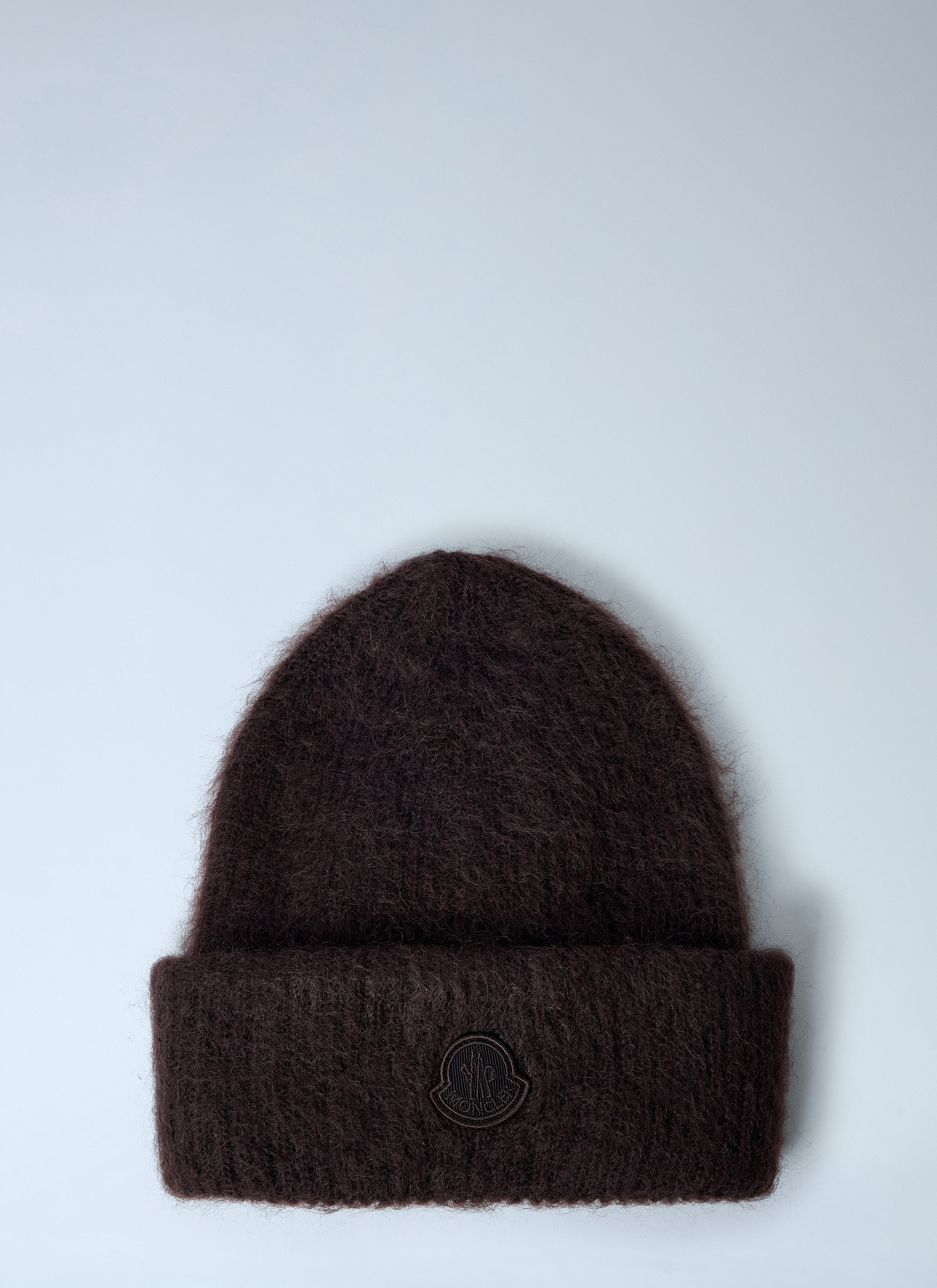 Moncler Women Logo Motif Beanie Hat - 1