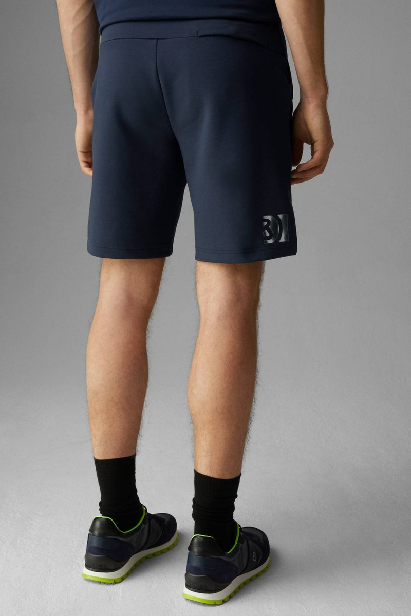 BERTO SWEAT SHORTS IN NAVY BLUE 3
