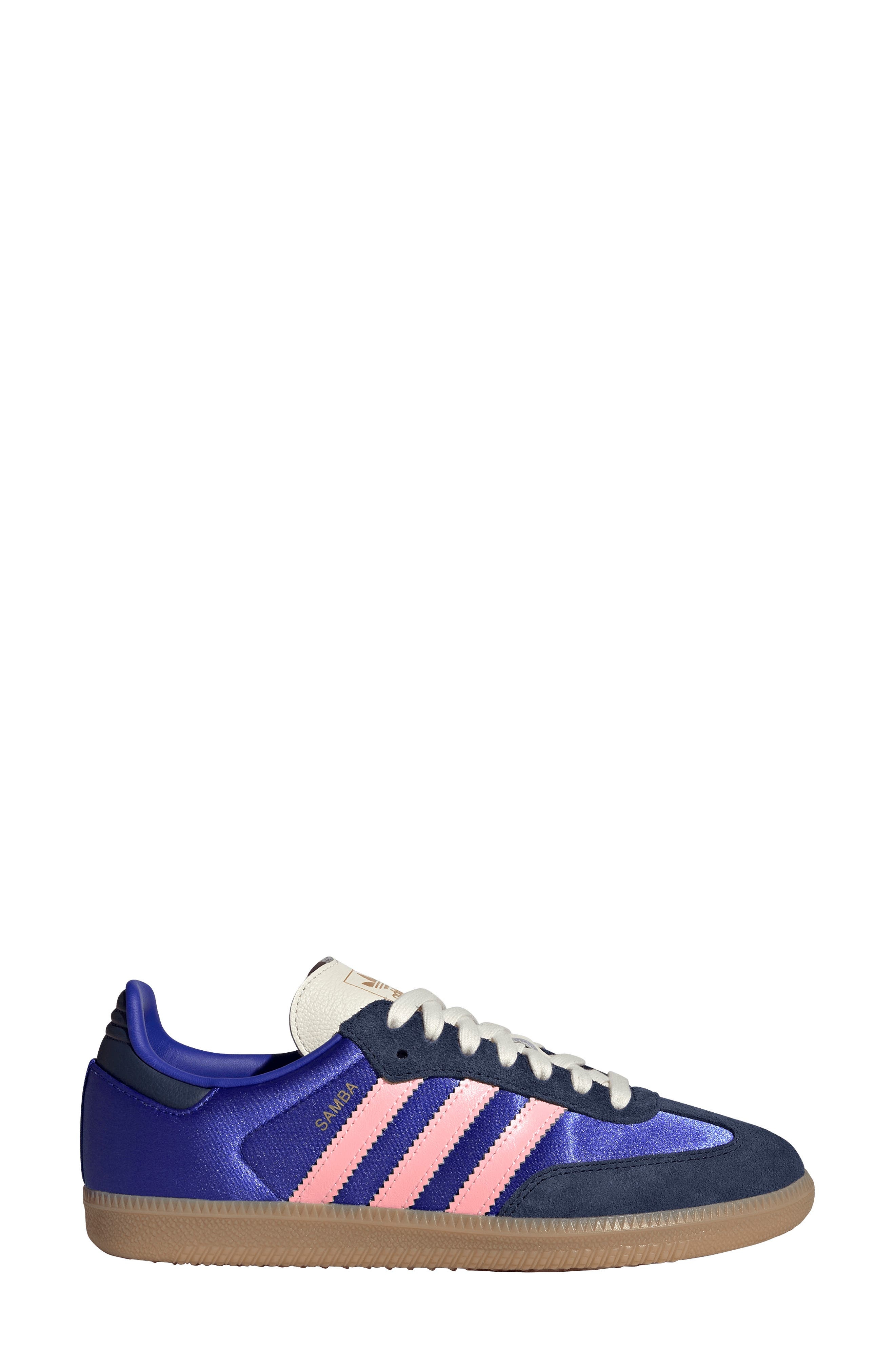 adidas Samba OG Sneaker in Lucid Blue/Night Indigo/Gum at Nordstrom - 3