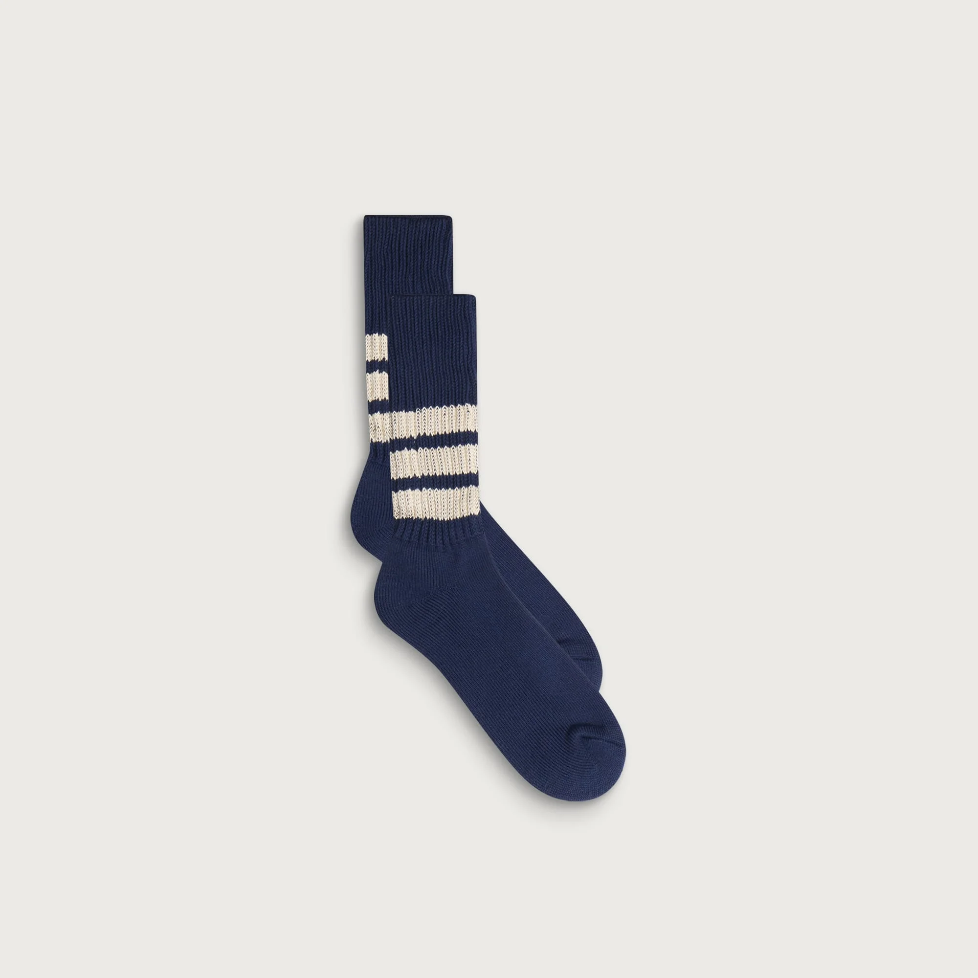 RoToTo Ribbed Crew Sock - 1