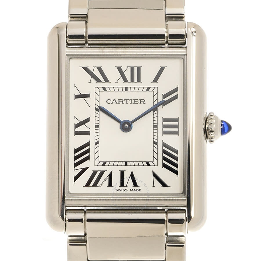 Cartier Tank Must Quartz Silver Dial Men's Watch WSTA0052 - 1