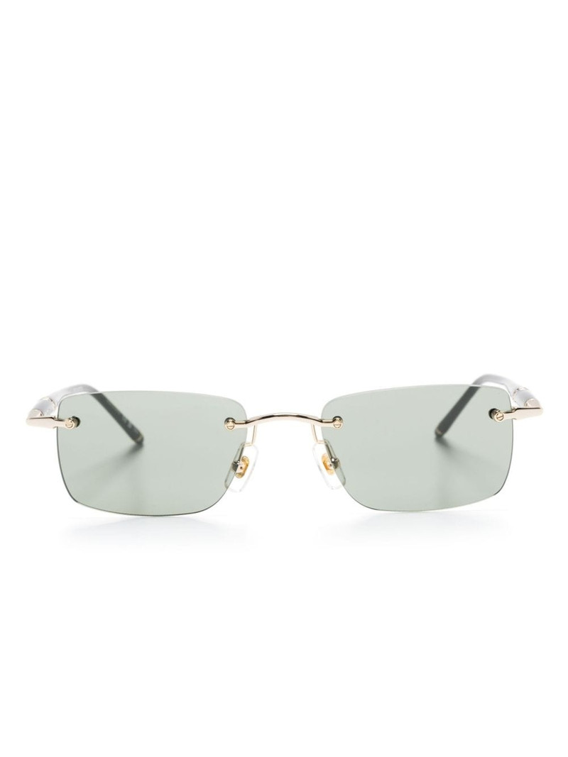 geometric-frame sunglasses 1