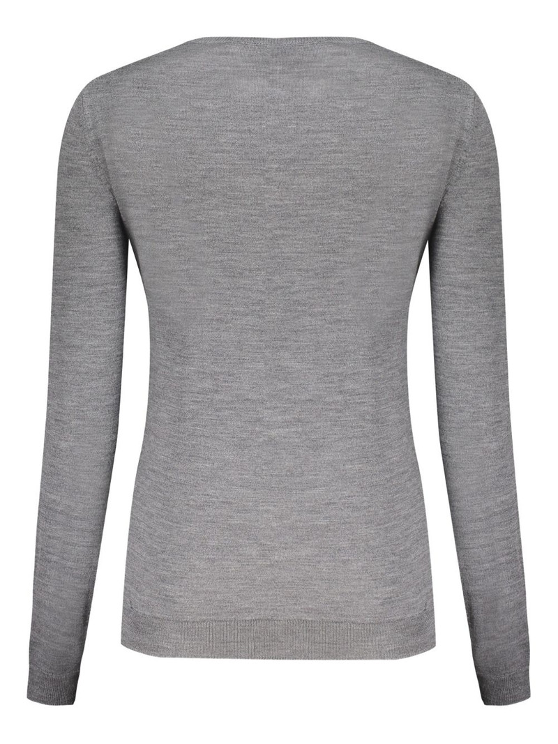 Valentino intarsia-knit logo jumper outlook