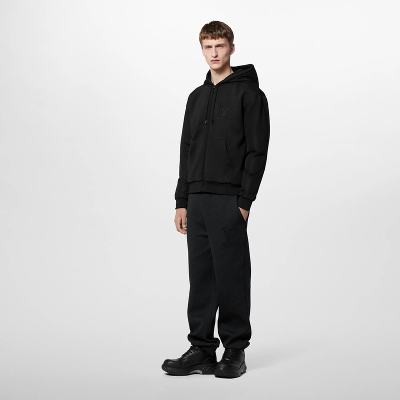 Louis Vuitton Hybrid Zipped Technical Cotton Hoodie outlook