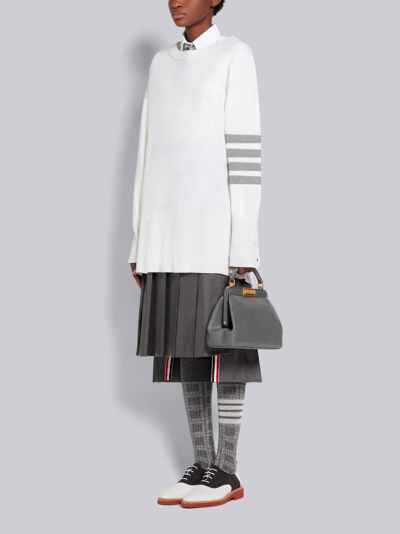 Dark Grey Pebble Grain Leather Small Doctor Bag 6