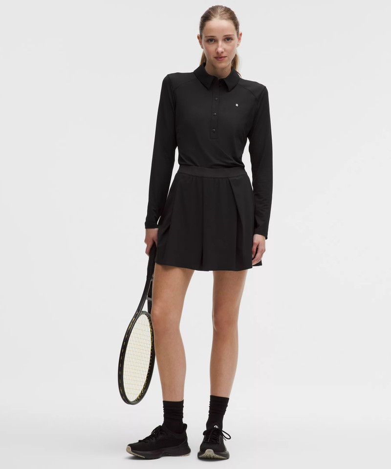 lululemon Quick-Dry Long-Sleeve Polo Shirt *Straight Hem outlook