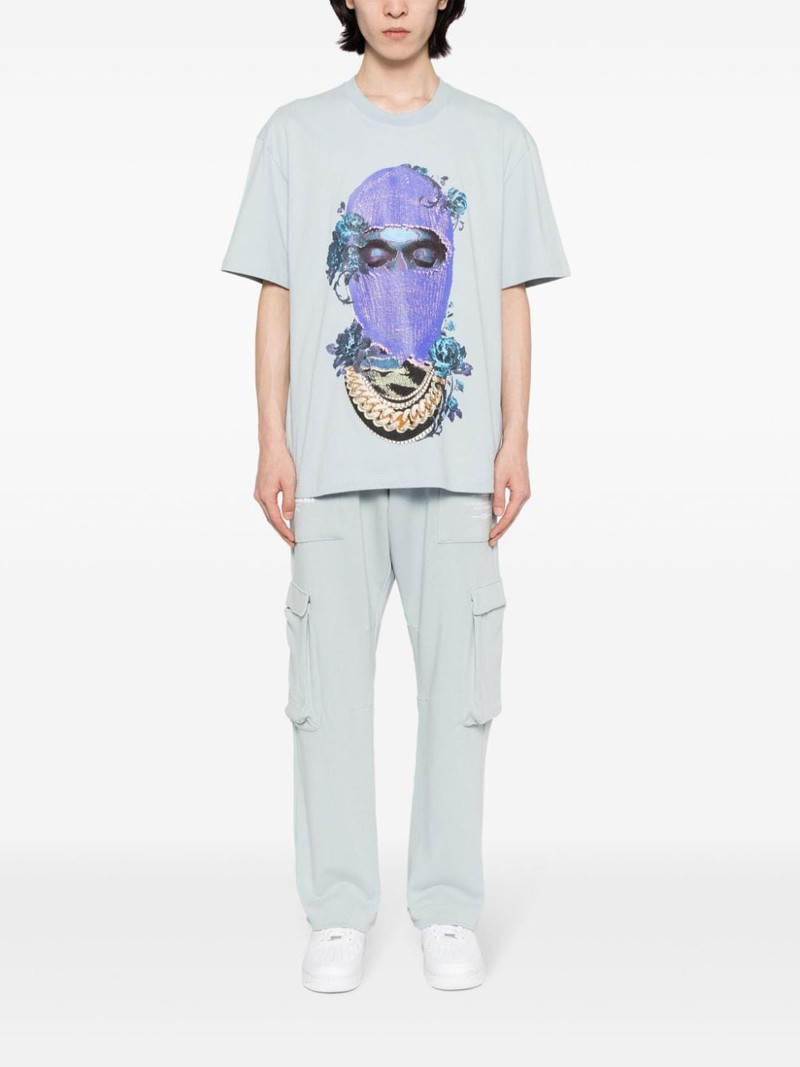 ih nom uh nit Mission logo-print cargo track pants outlook