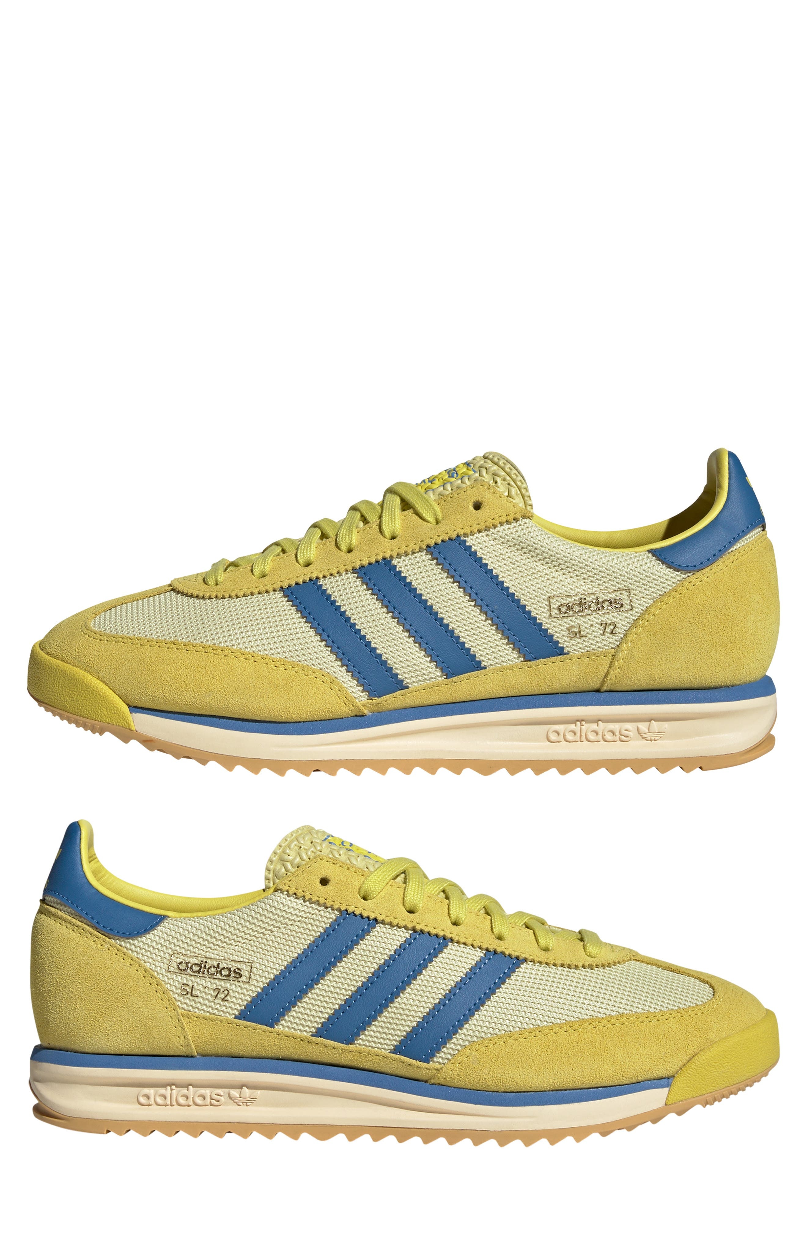 adidas Gender Inclusive SL 72 RS Sneaker in Sulfur/Blue/Powder Yellow at Nordstrom - 8