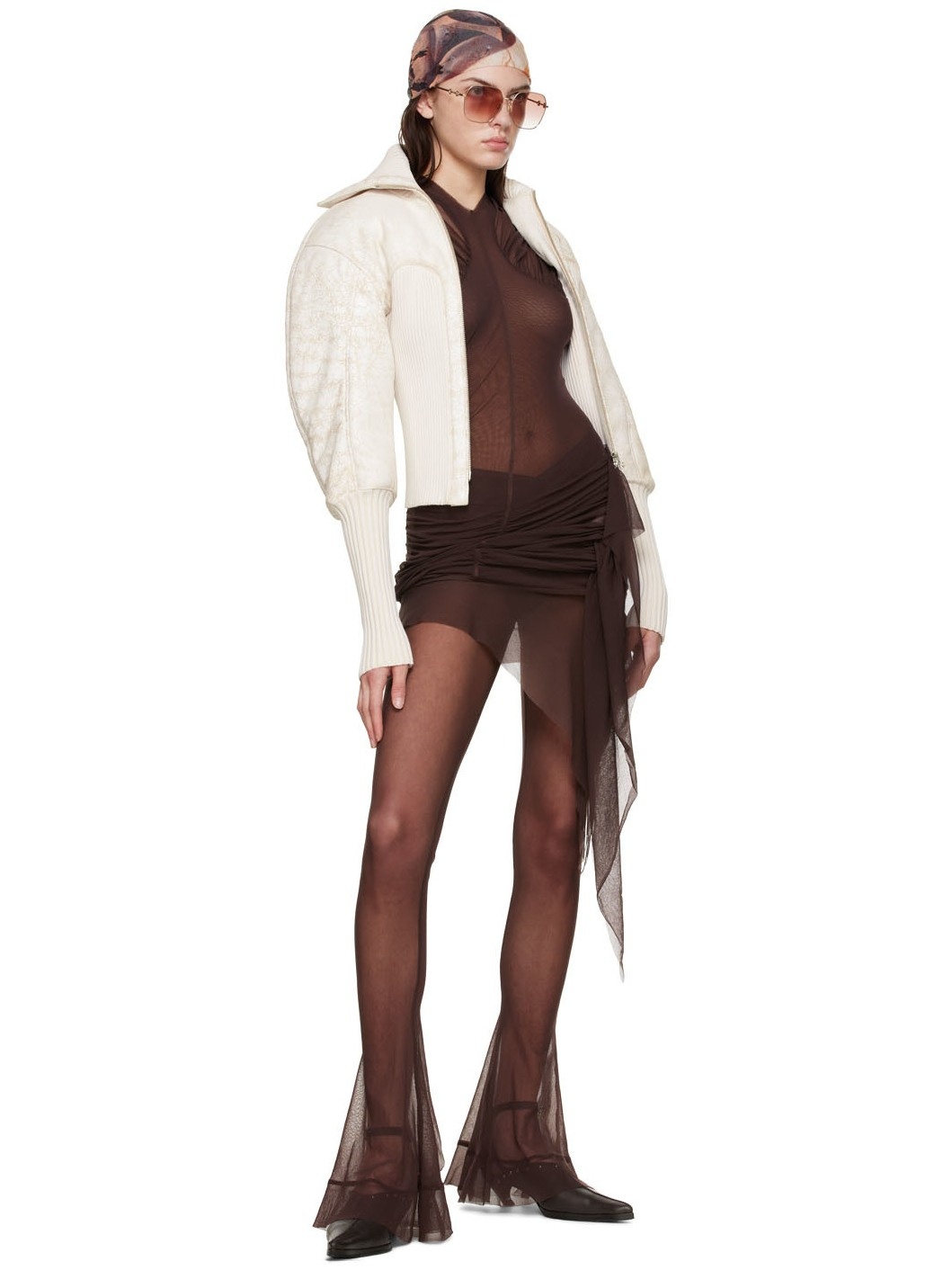 Off-White Leather Jacket - 4