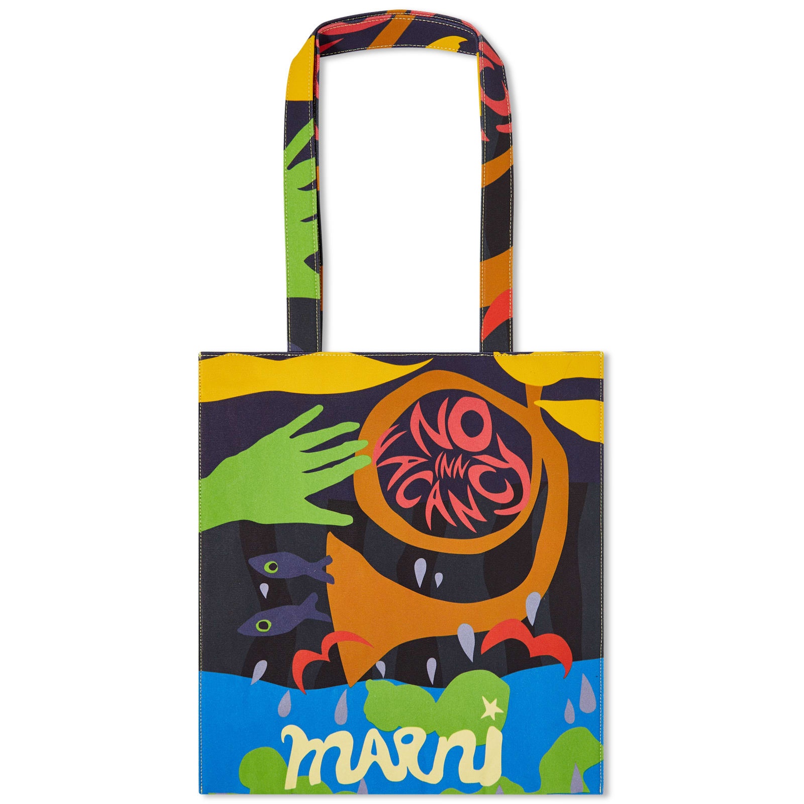 Marni X No Vacancy Inn Flat Tote Bag - 1