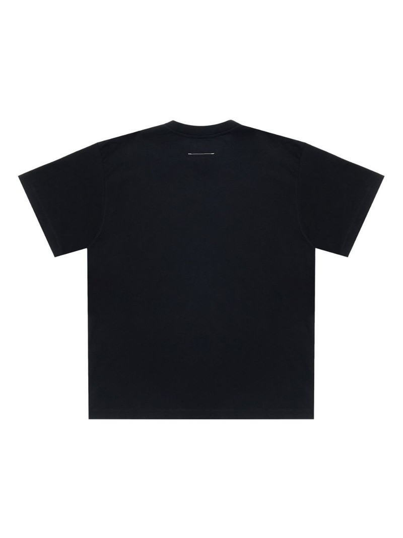 MM6 Maison Margiela cotton "Black" T-shirt outlook