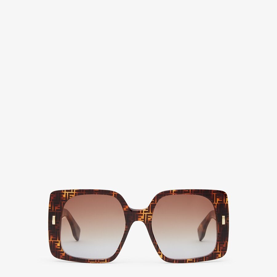 Tortoiseshell acetate sunglasses - 1