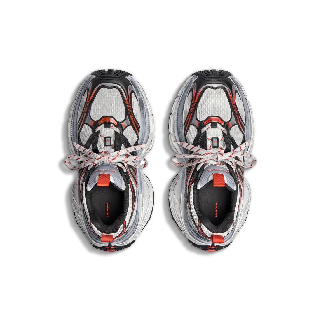 関税込【BALENCIAGA】10XL スニーカー Grey/White/Red BALENCIAGA Men's 10xl Sneaker in Grey/white/red | REVERSIBLE