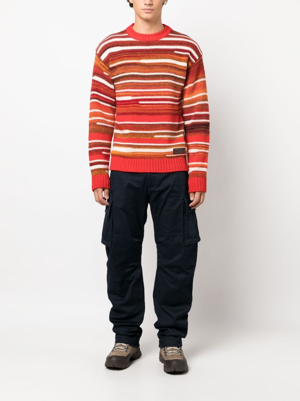 logo-print cargo trousers - 2