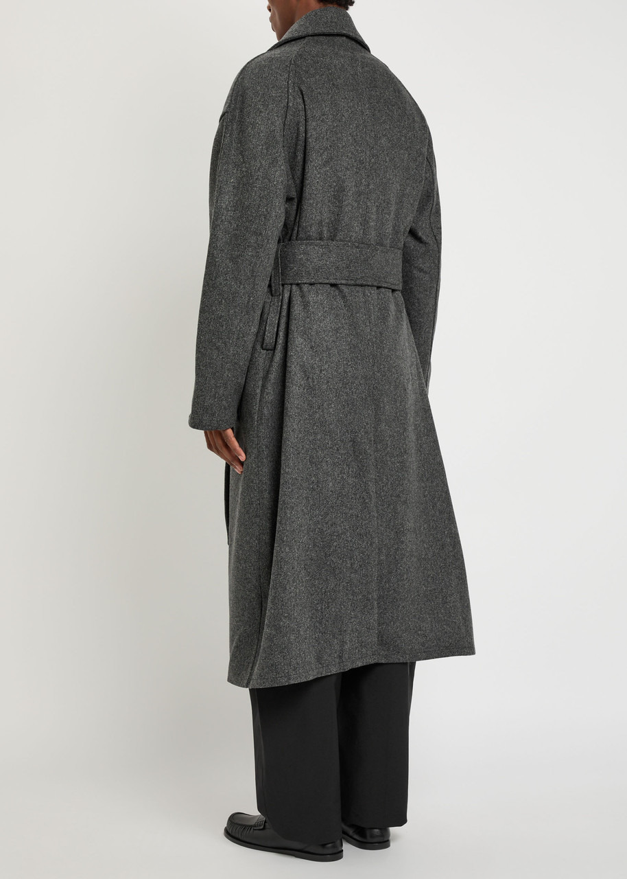 Jacquemus Le Manteau Citta Belted Wool-blend Trench Coat - 3