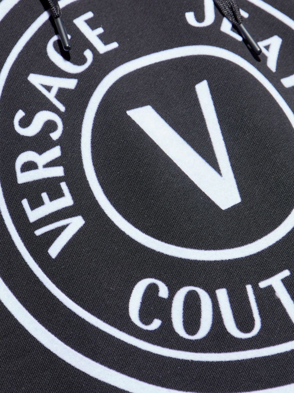 logo-print cotton hoodie - 5