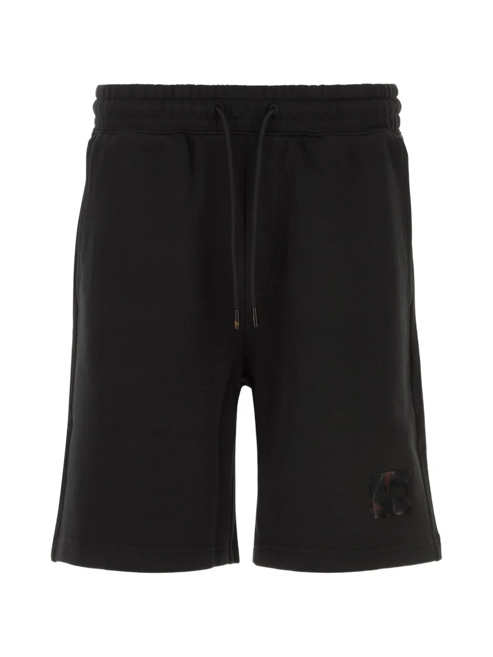 logo-patch drawstring-waist shorts - 1