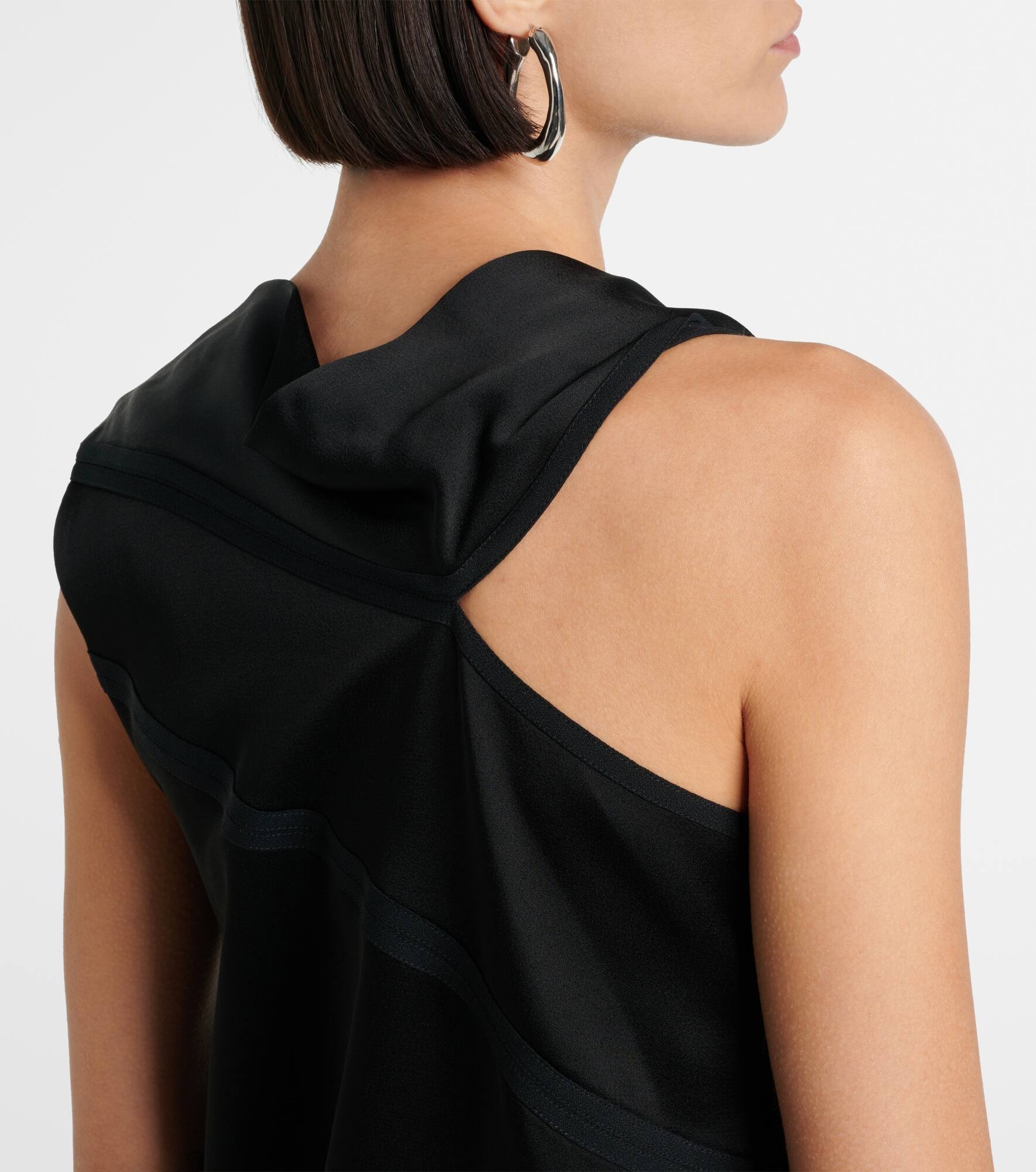 Asymmetric satin top - 5