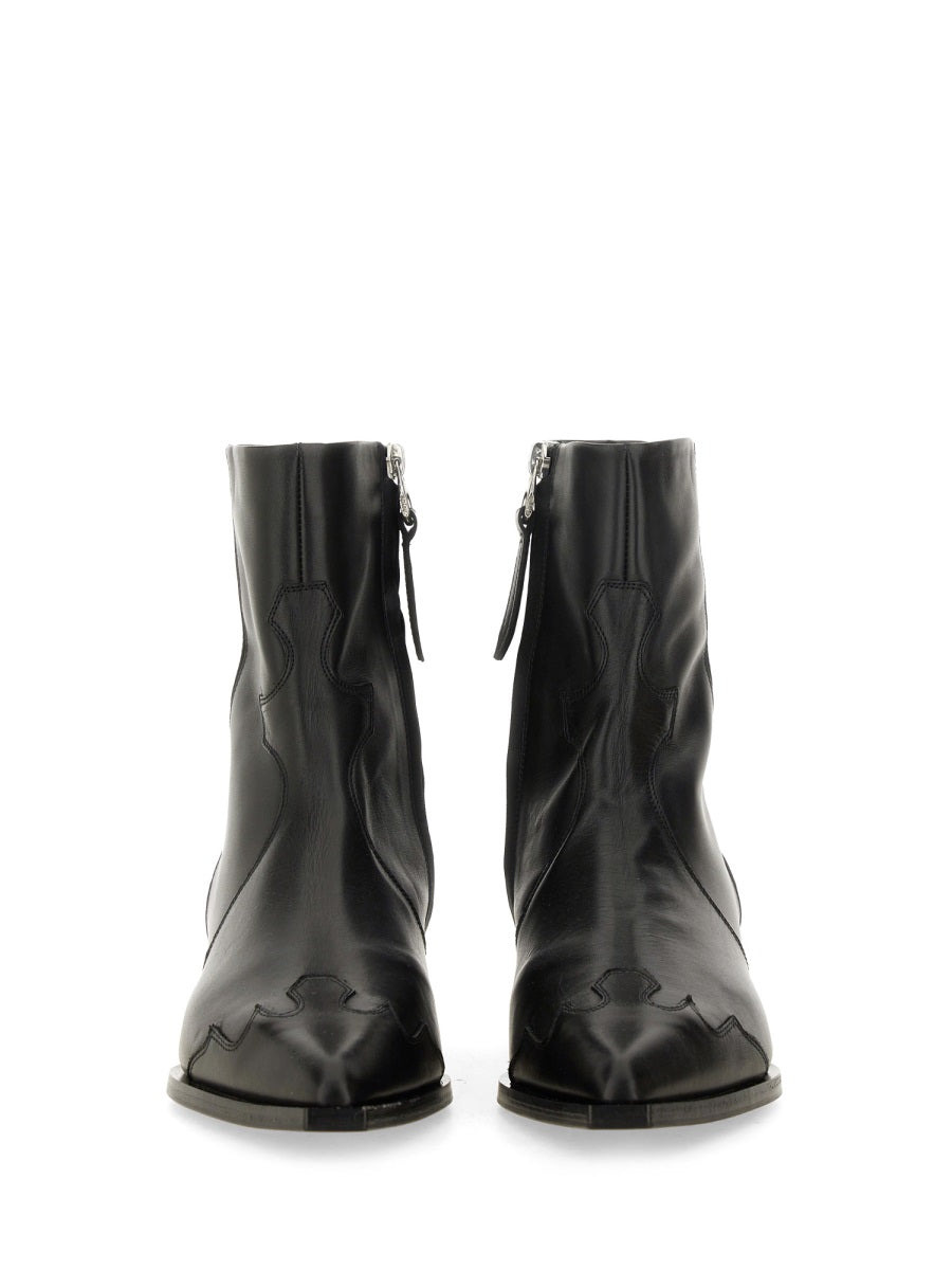 Aeyde Women Leather Boot - 4