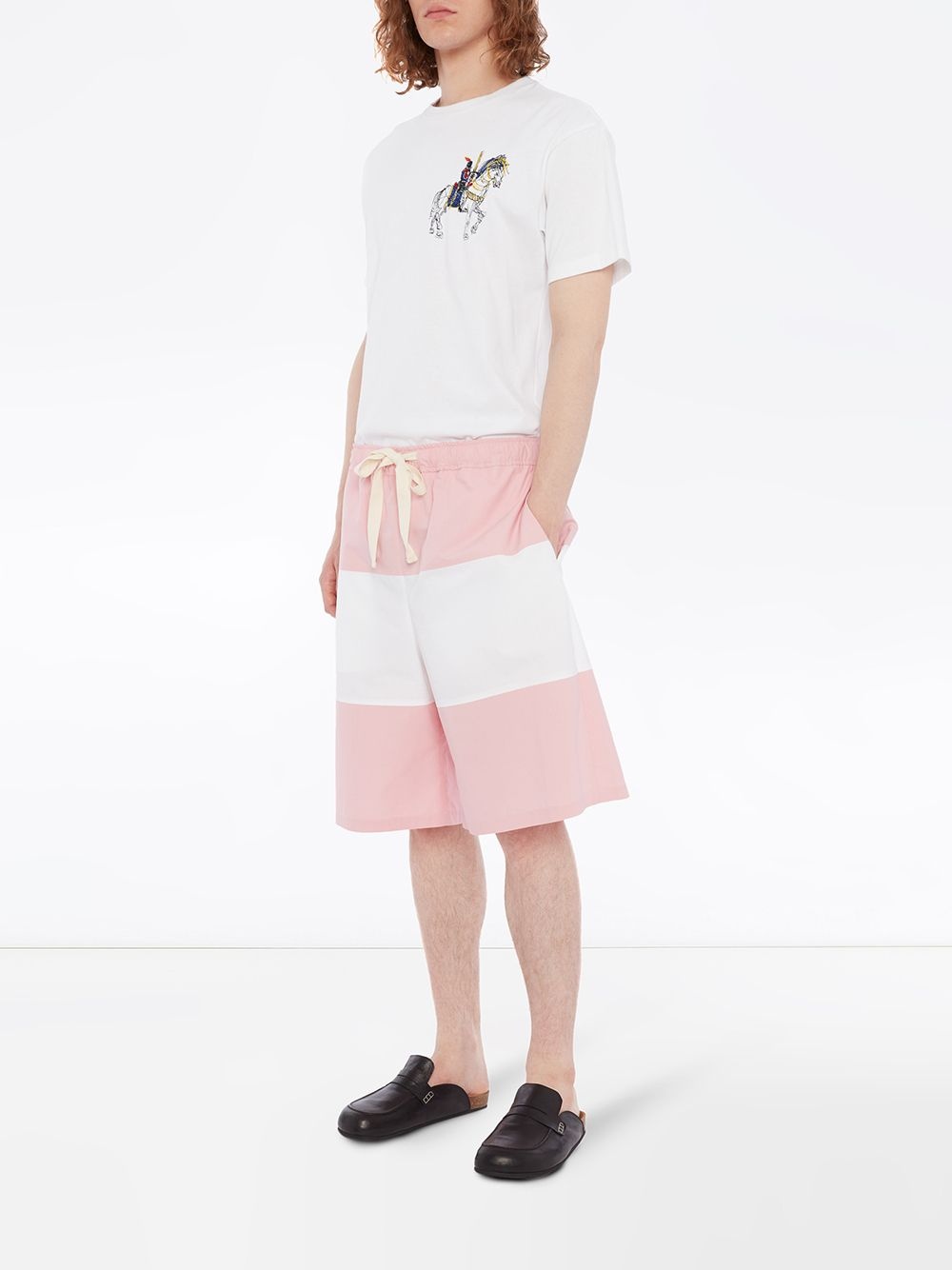 panelled deck shorts - 2