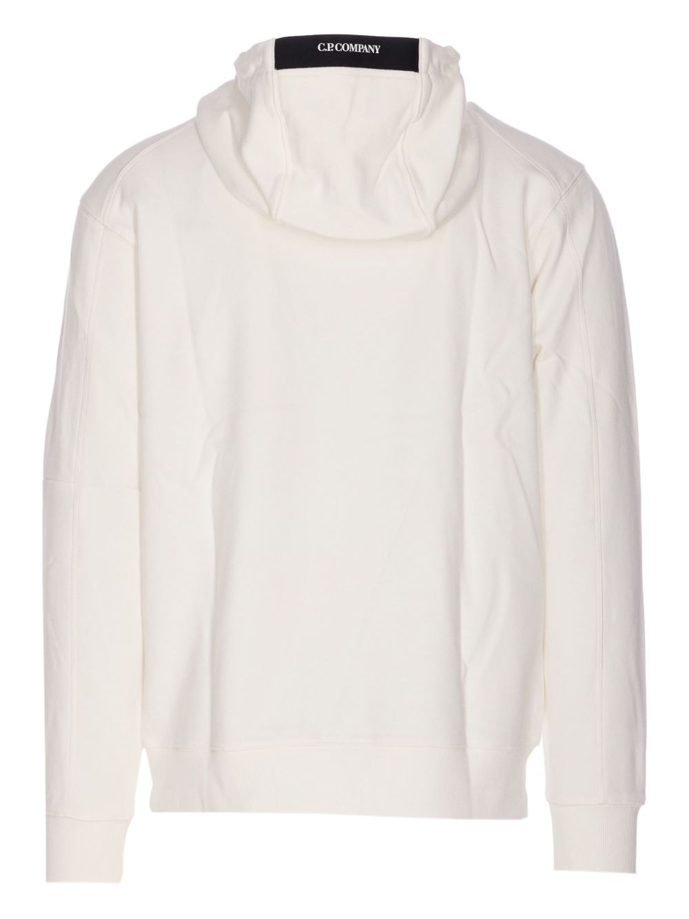 logo-patch cotton hoodie - 2