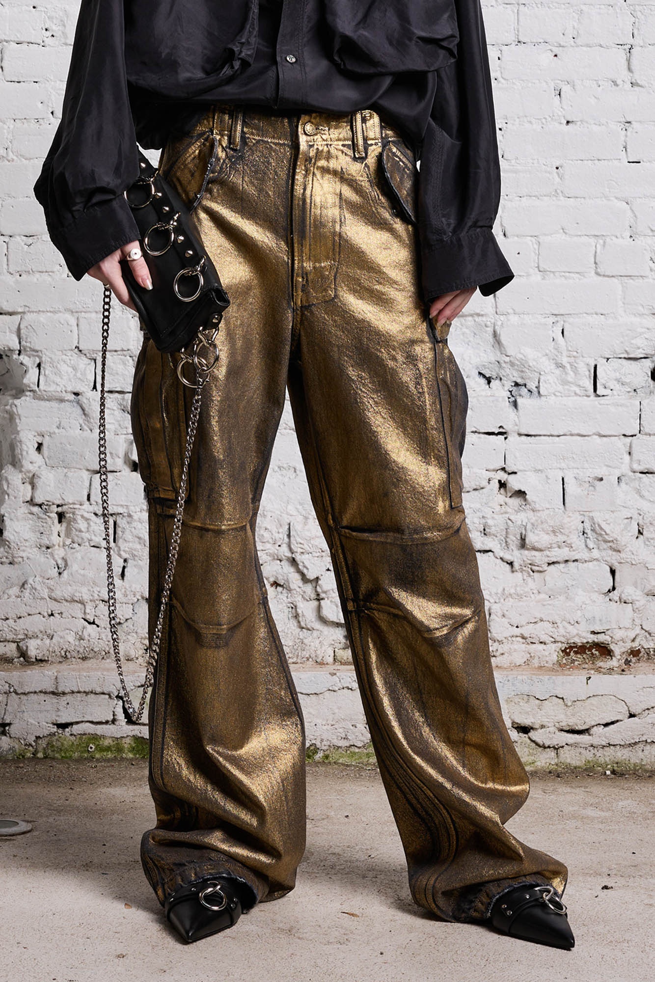 WIDE LEG CARGO - VINTAGE GILDED BLACK - 2