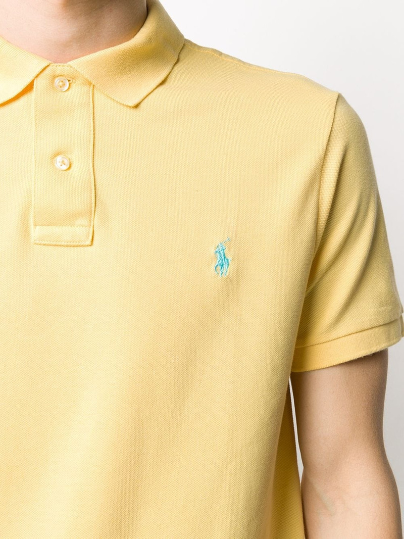 embroidered logo polo shirt 5