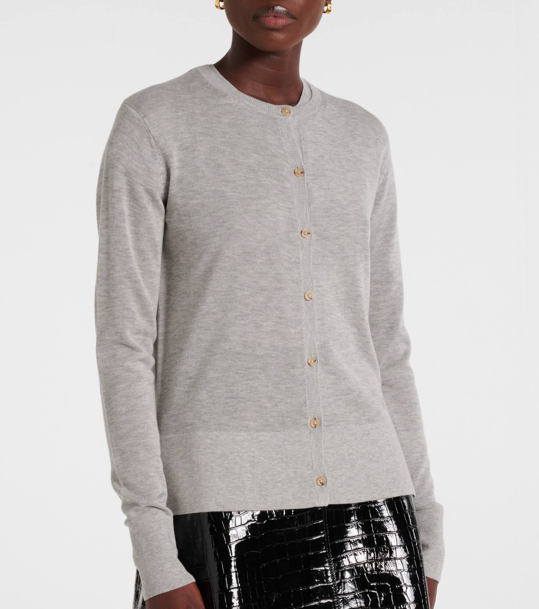 Logo cardigan - 5