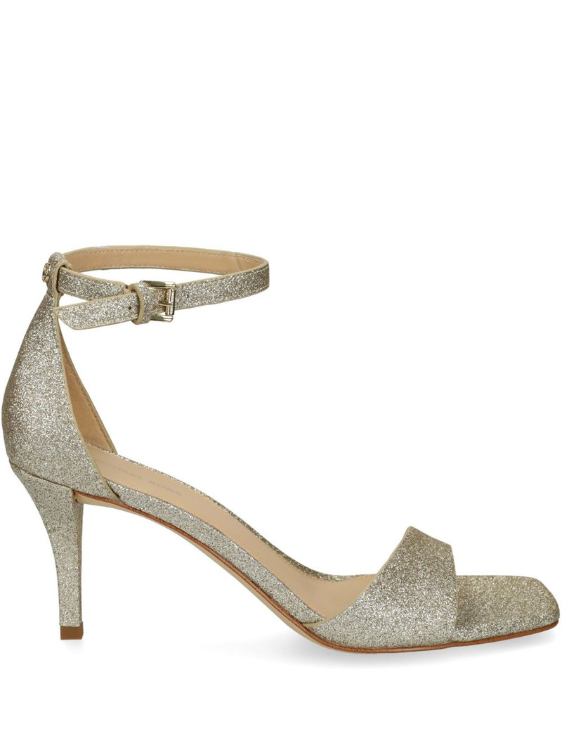 glitter-embellished sandals 1