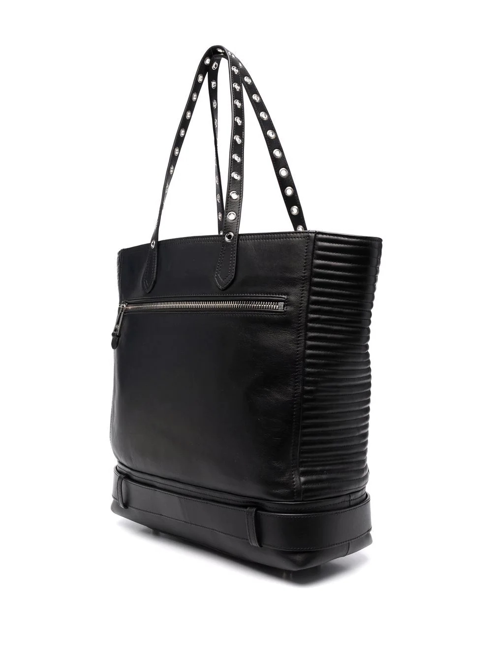 biker-style shoulder bag - 3