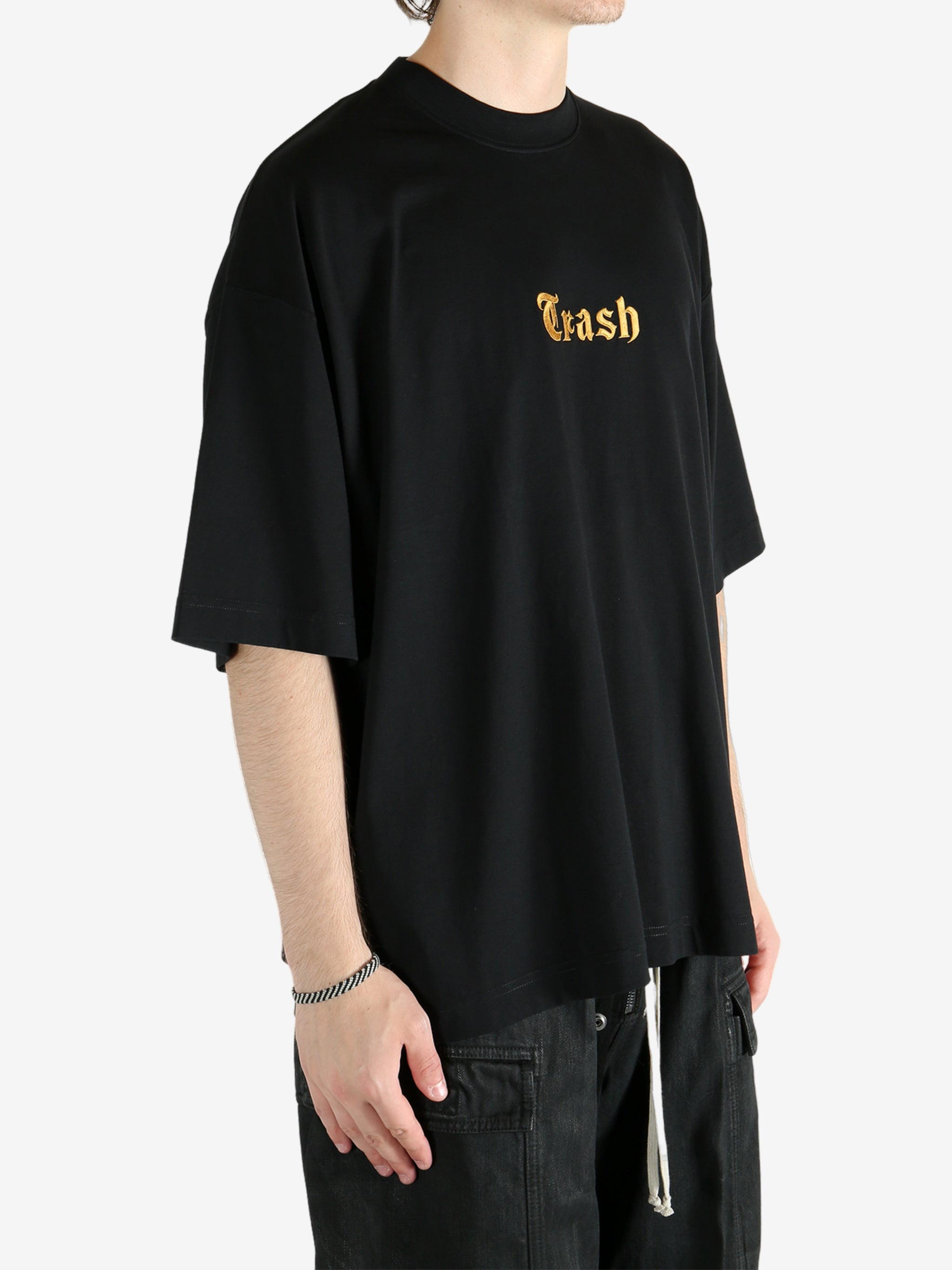 VETEMENTS - Men Trash Embroidered Regular T-Shirt - 2