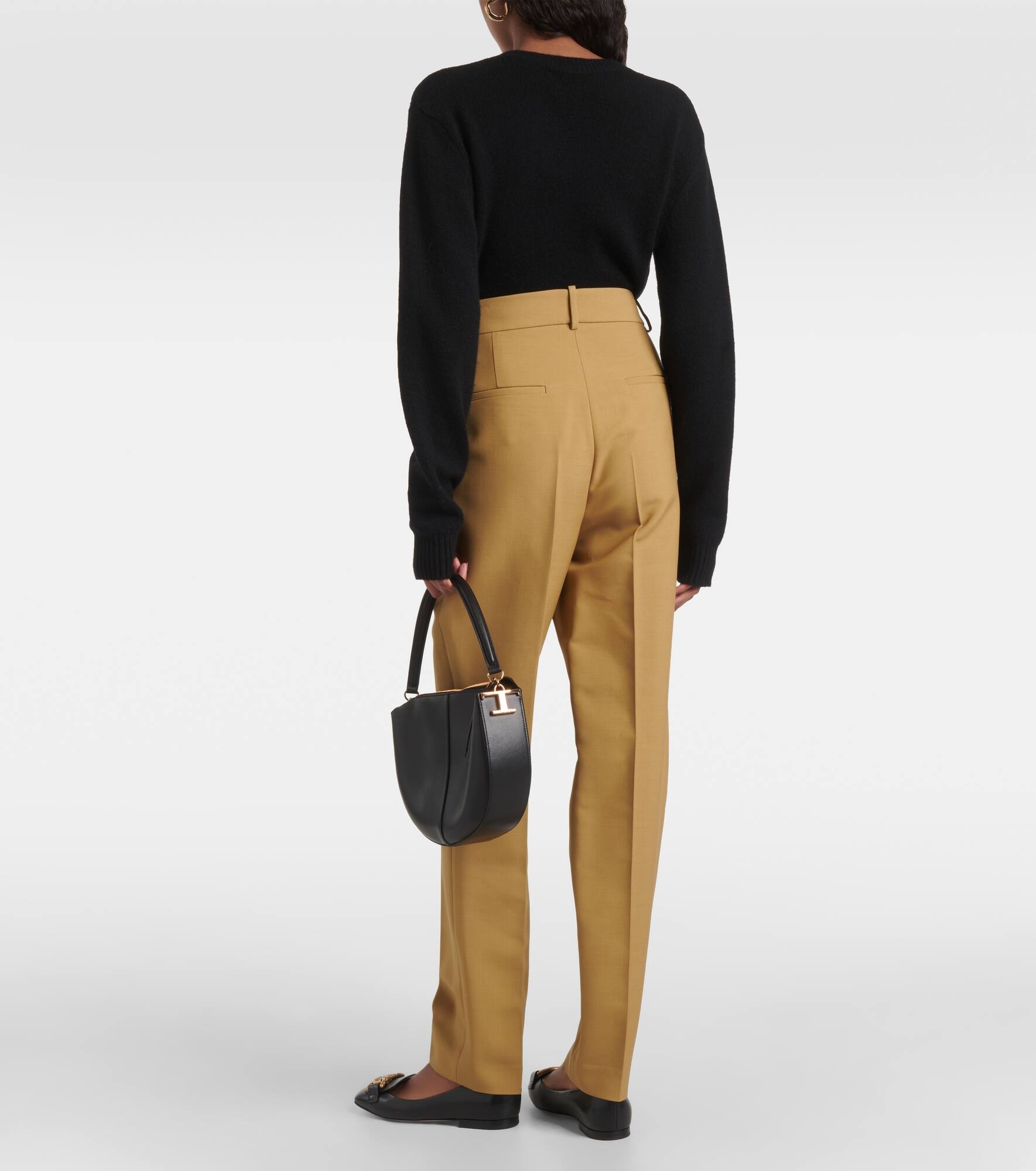 Virgin wool straight pants - 3