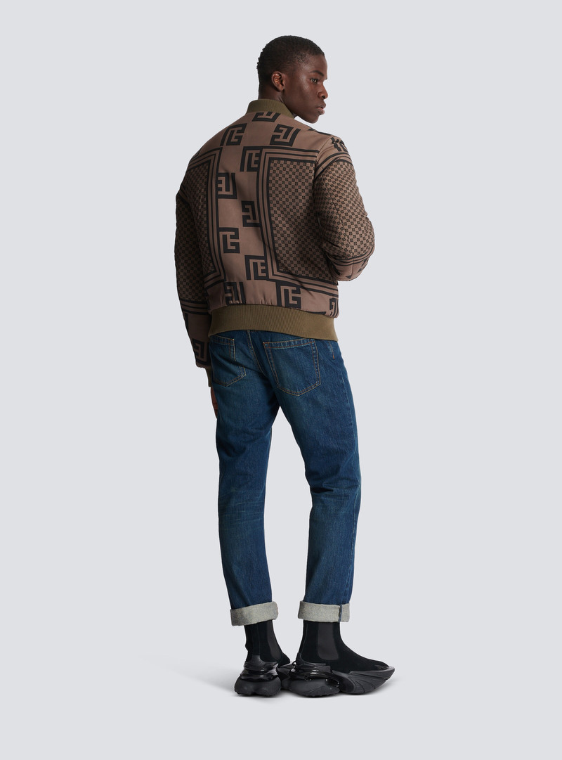 Reversible mini monogram bomber jacket 4