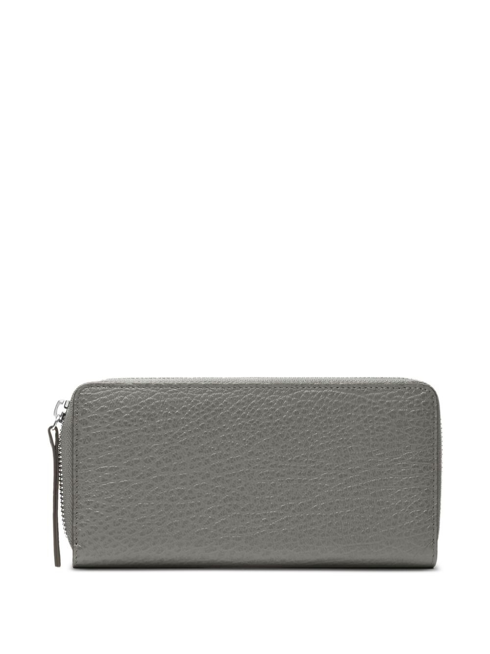 stitched-leather zip-around wallet - 2