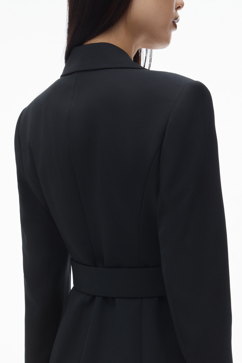 BELTED BLAZER DRESS IN WOOL TAILORING 6