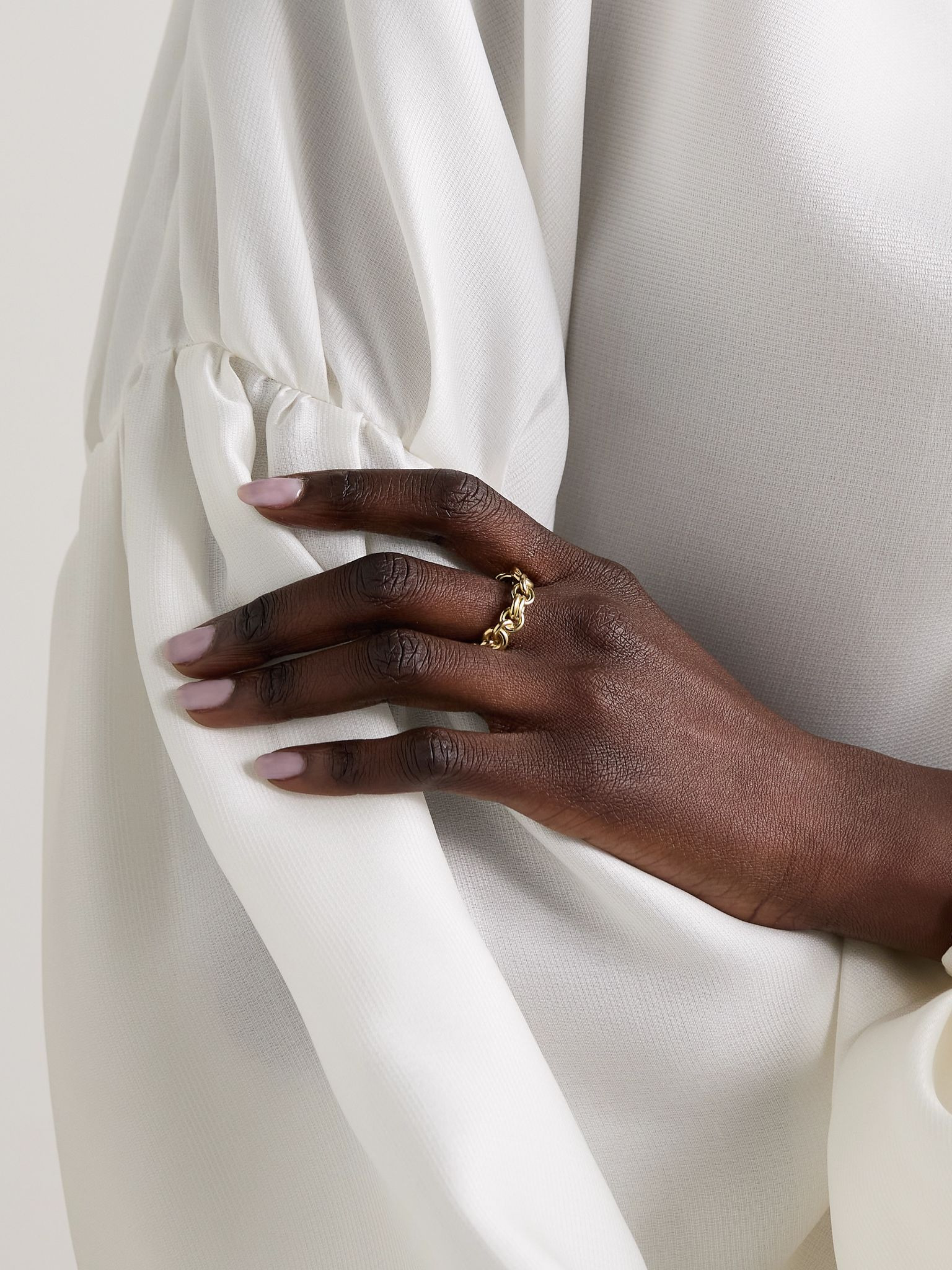 Serpens medium 18-karat gold ring Gold - 2