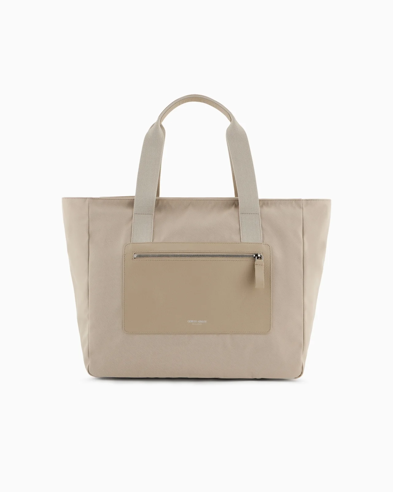 NYLON과 PEBBLED LEATHER에 있는 MEDIUM SHOPPER 부대 - 1