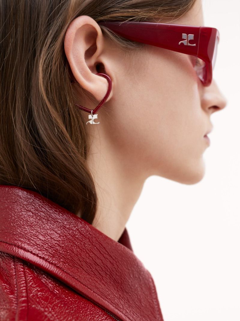 courrèges HEART LOGO EAR CUFF outlook