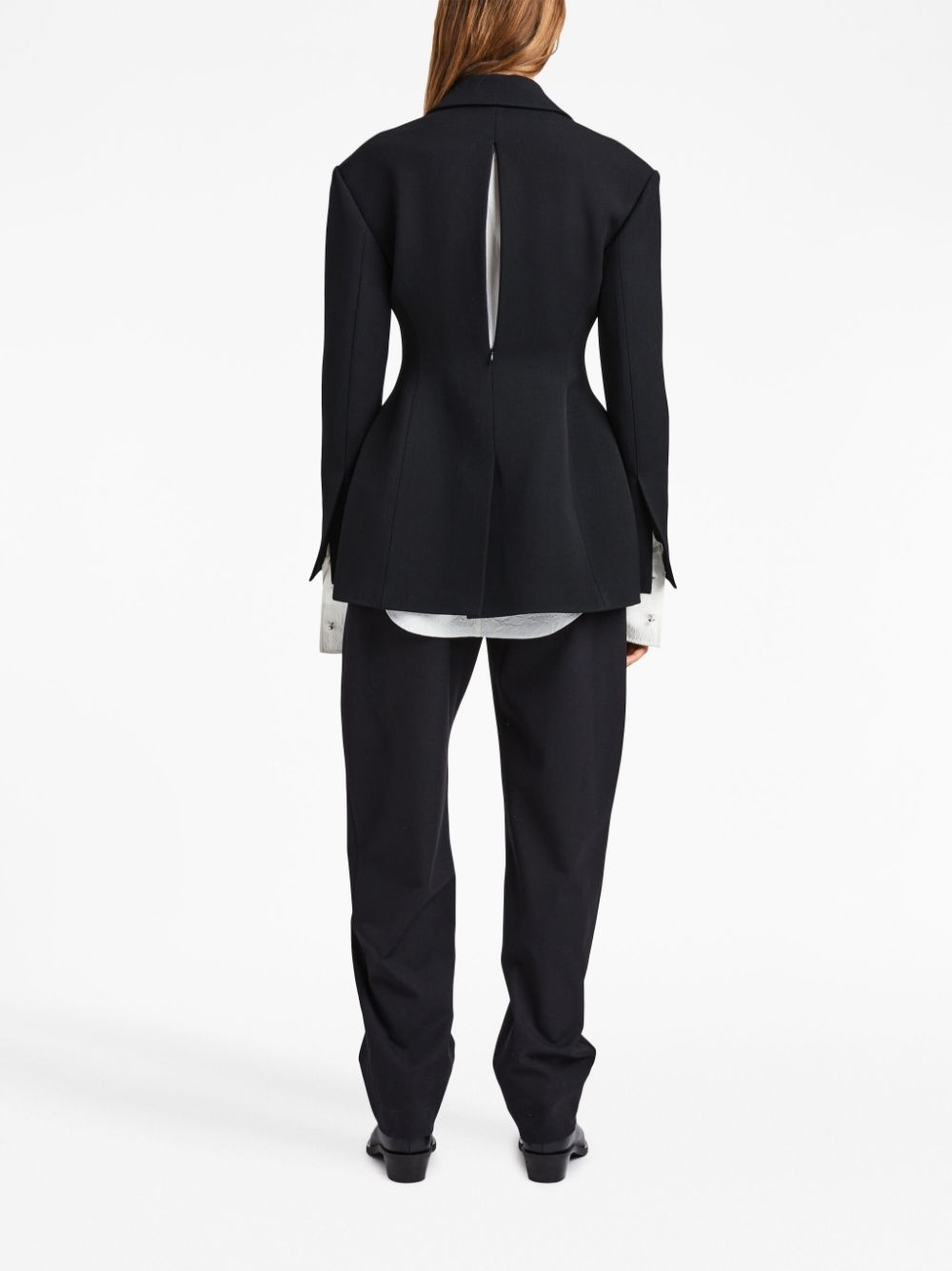 tailored slim-cut blazer - 2
