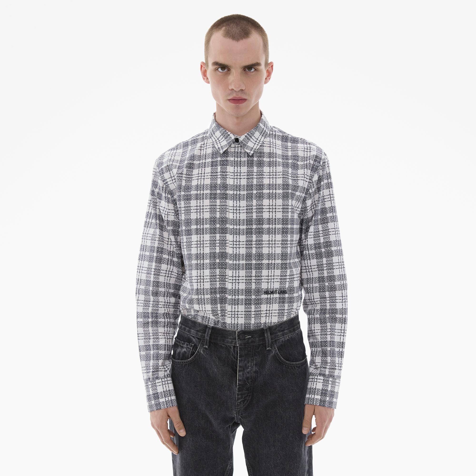 PLAID LOGO SHIRT - 3
