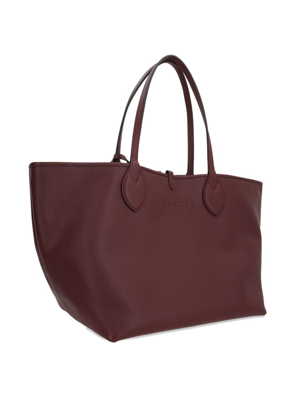 large Totissima reversible leather tote bag - 3