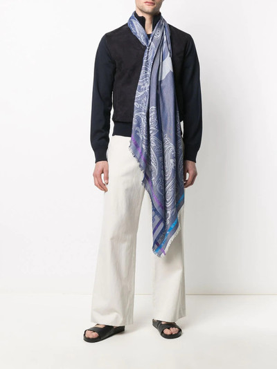 Etro paisley print scarf outlook