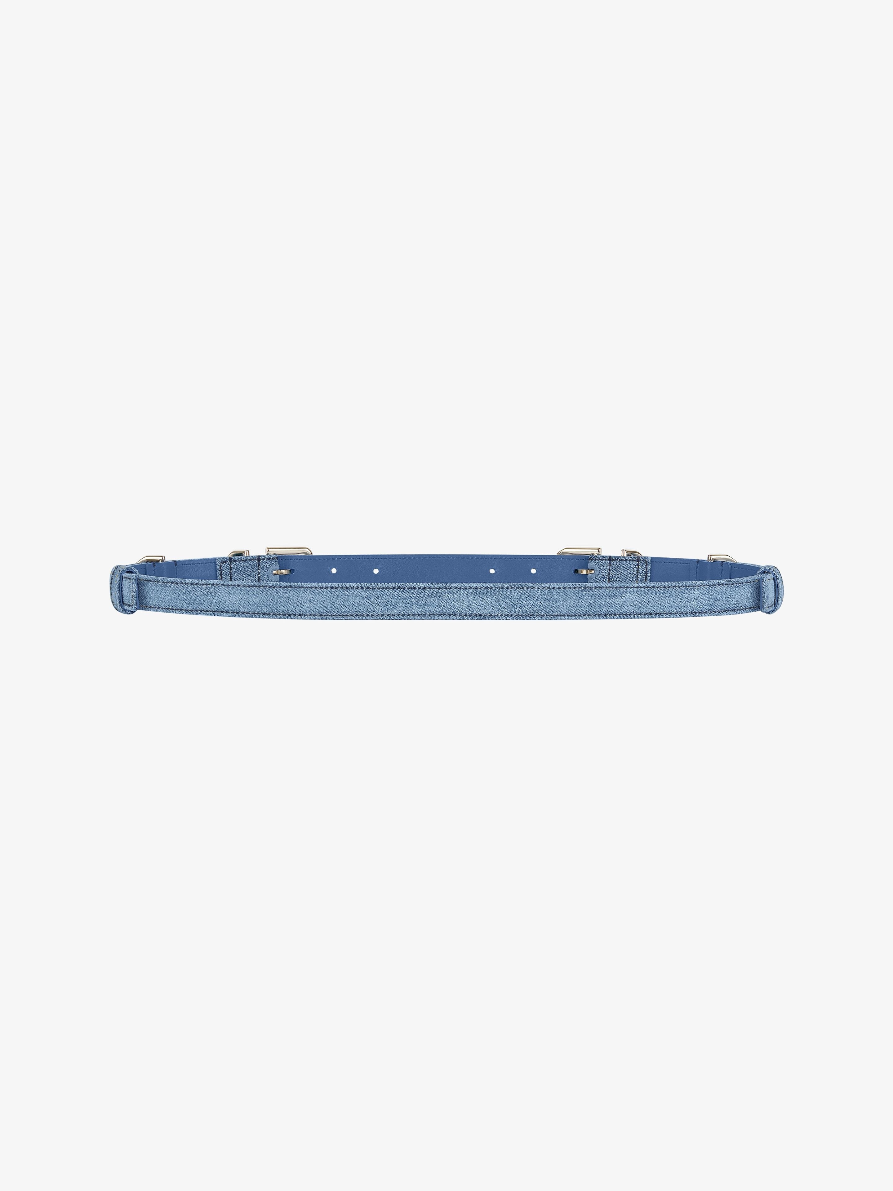 VOYOU BELT IN DENIM - 3