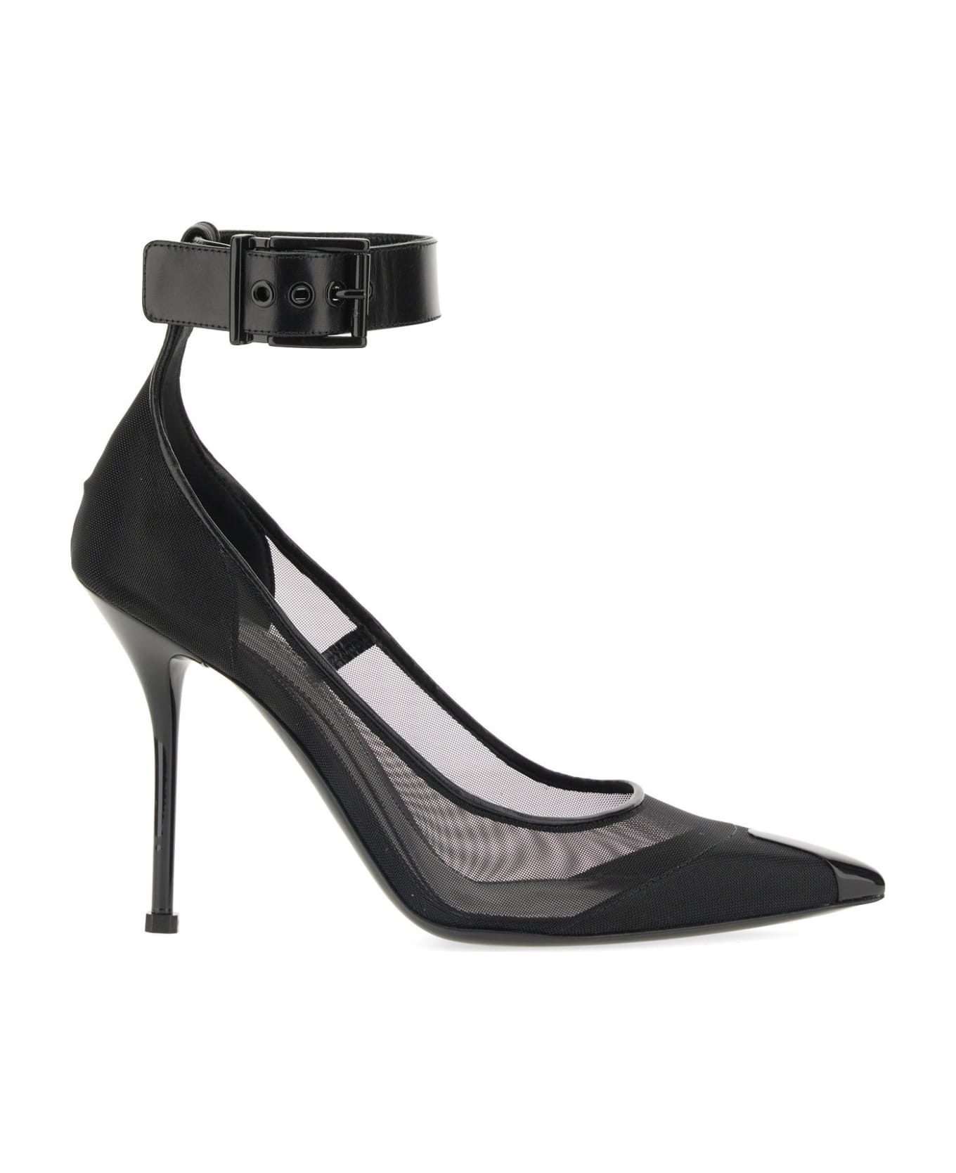 Punk Pumps With Strap - 1