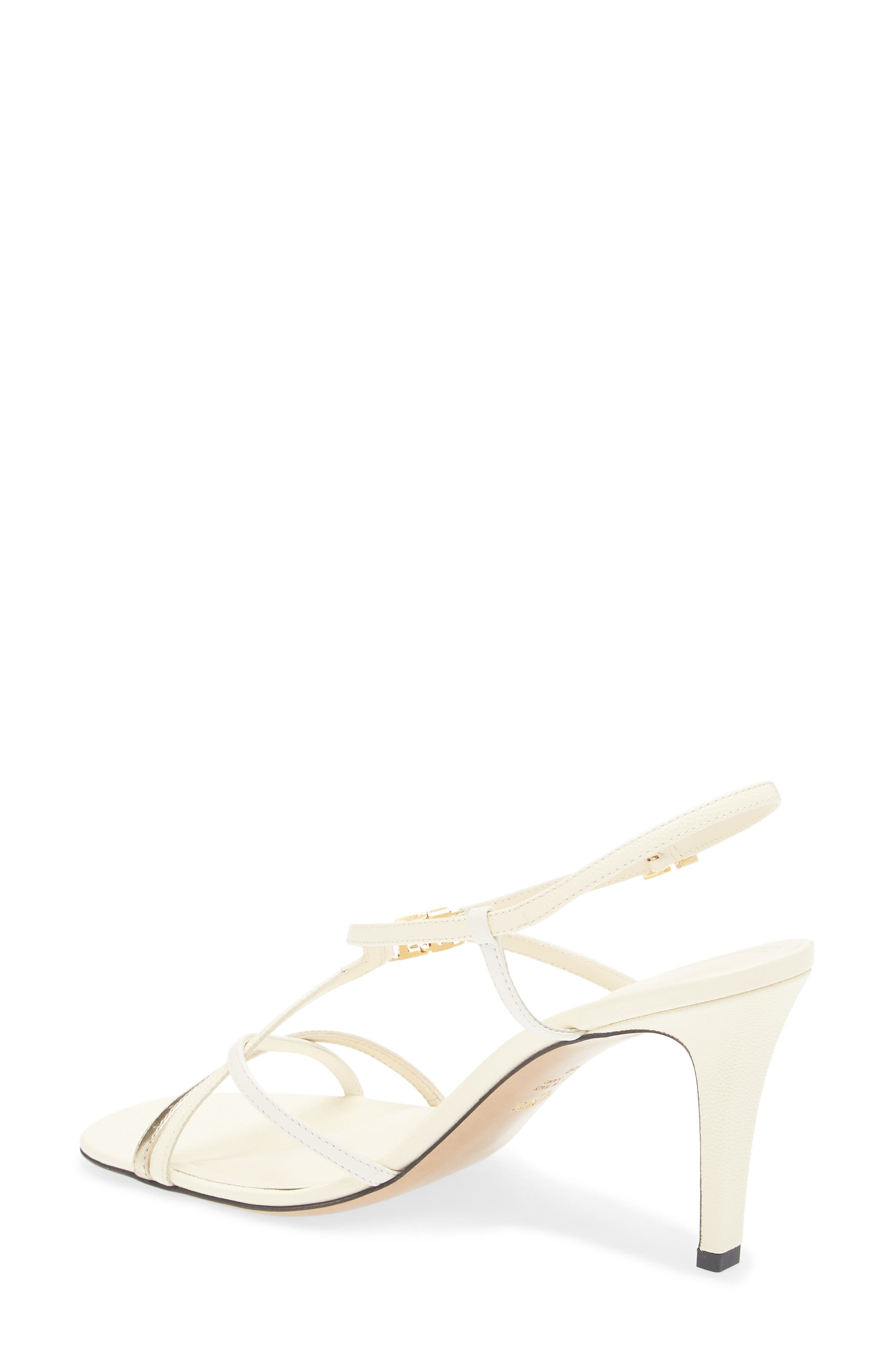 Fendi FFold Slingback Sandal in Light Gold/Banana at Nordstrom - 2